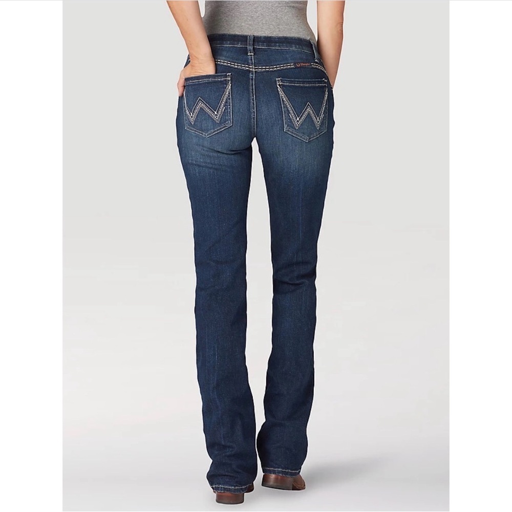 Wrangler Shiloh Whipstitch Bootcut Jeans Size 13x30.